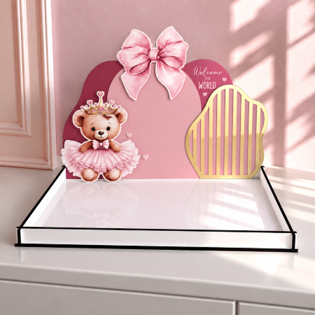 מגשי עץ – 26×34 ס״מ – לוח אחורי 22×34 ס״מ – CNC – הדפסת UV