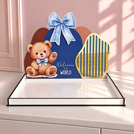 מגשי עץ – 26×34 ס״מ – לוח אחורי 22×34 ס״מ – CNC – הדפסת UV