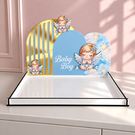 מגשי עץ – 26×34 ס״מ – לוח אחורי 22×34 ס״מ – CNC – הדפסת UV