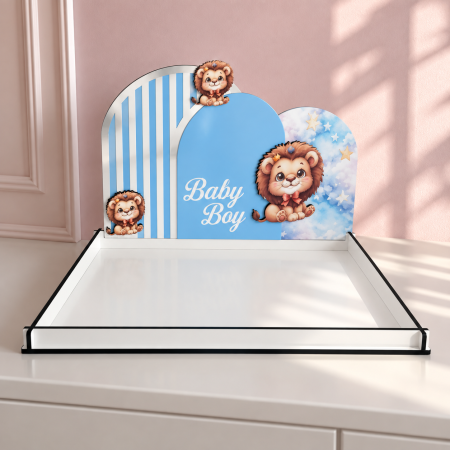 מגשי עץ – 26×34 ס״מ – לוח אחורי 22×34 ס״מ – CNC – הדפסת UV